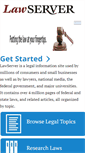 Mobile Screenshot of lawserver.com